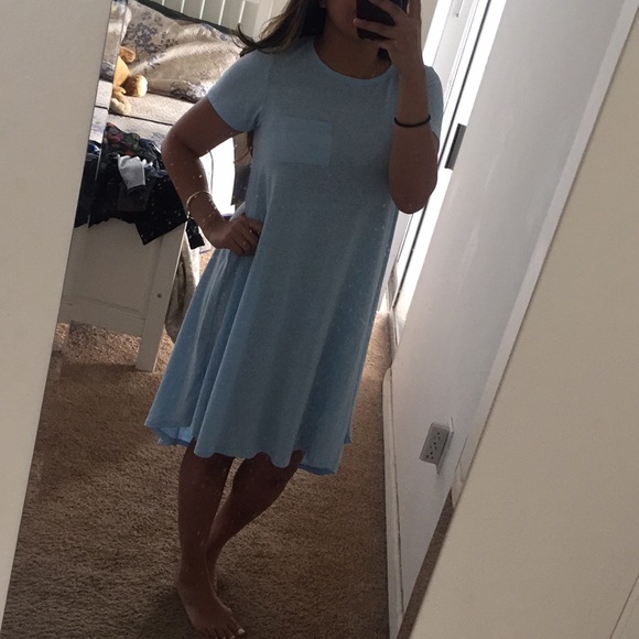 LuLaRoe Dresses & Skirts - NWT LuLaRoe Baby Blue Carly Dress